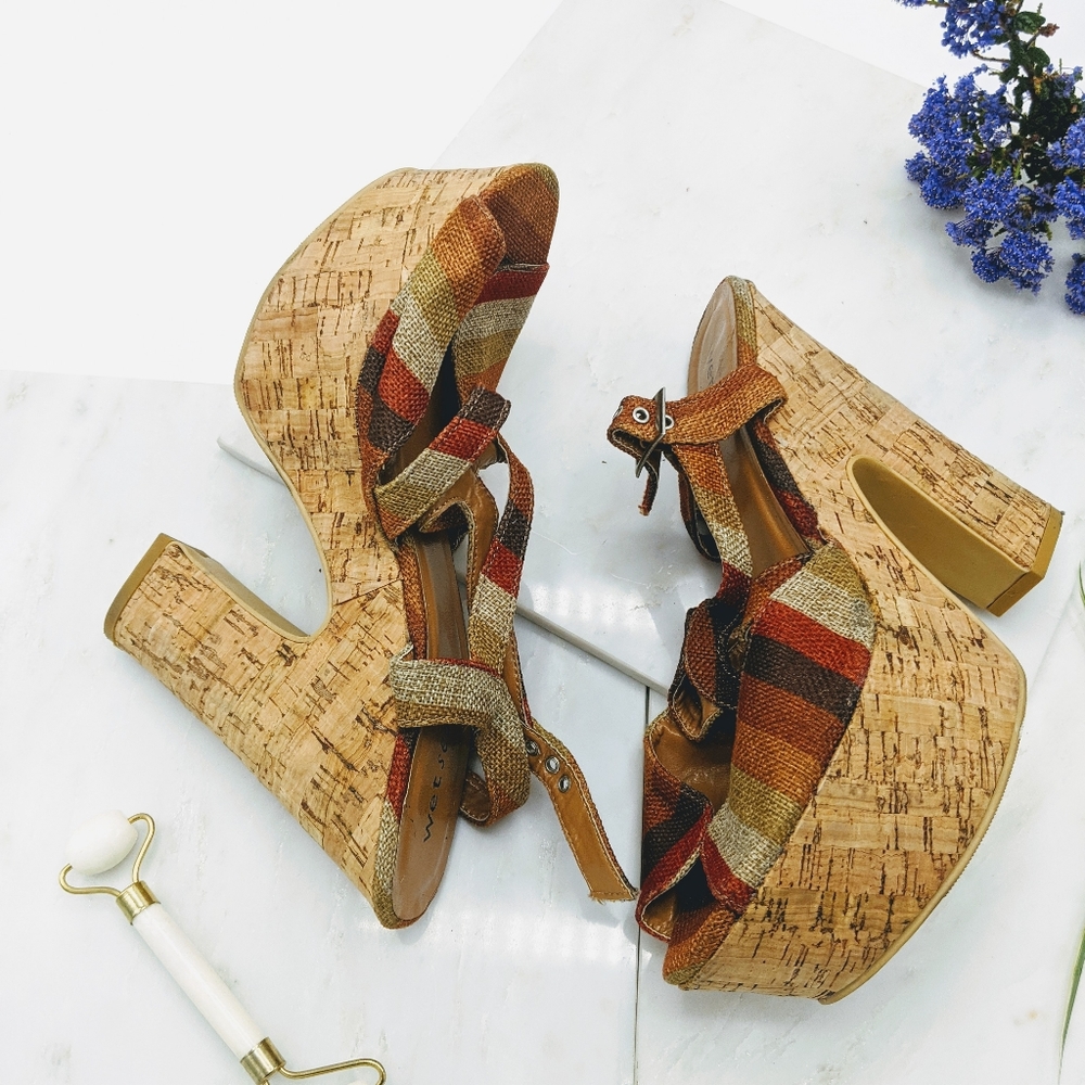 Wet Seal Size 9 Boho Wedges